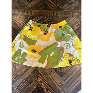 New York & Co. Y2K Floral Skirt Women 12 Earthy Dainty Feminine Coquette Grunge